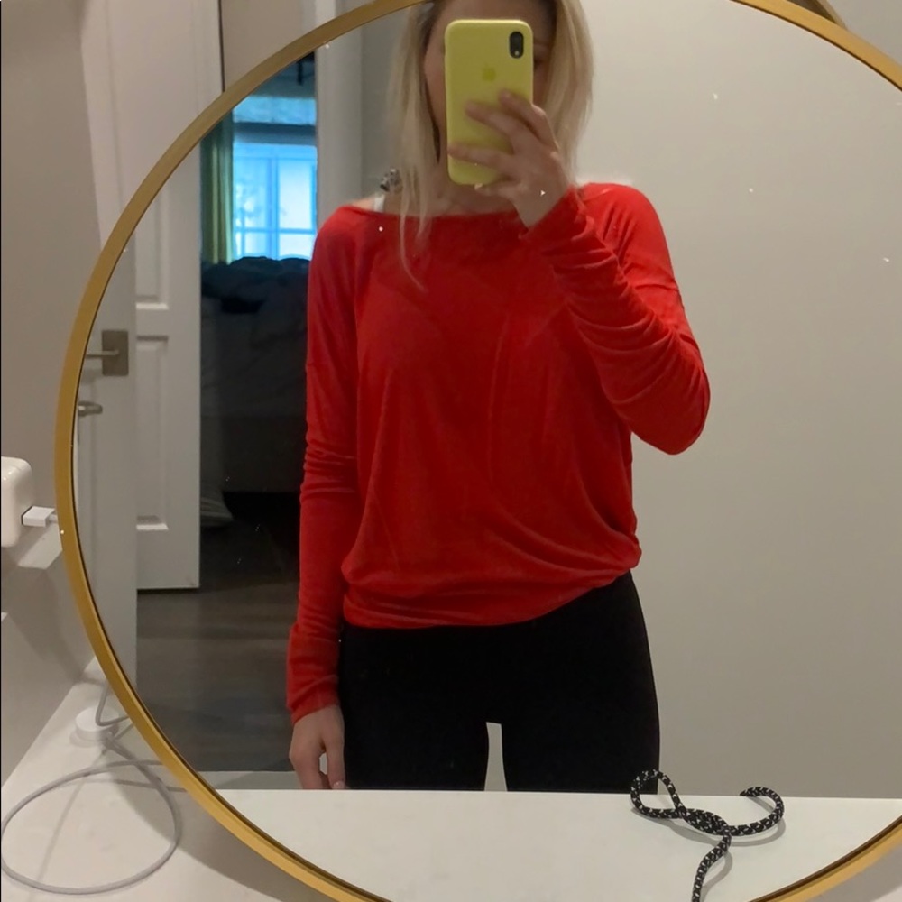 Red Miami long sleeve
